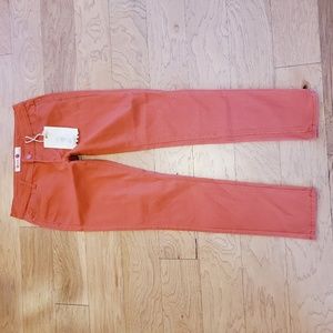 NWT First Kiss Skinny Jeans In Burnt Orange Size 9